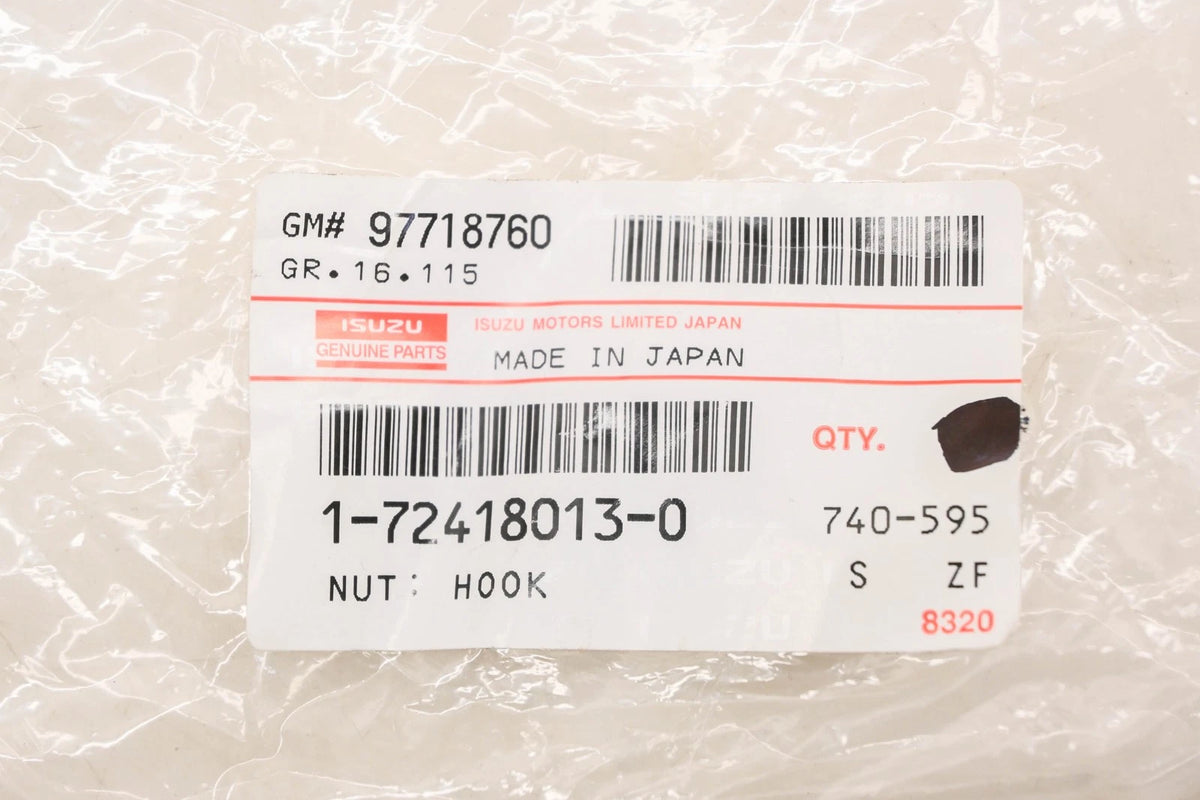 Set of 2 Hook Nuts for Isuzu (1-72418013-0, 97718760)