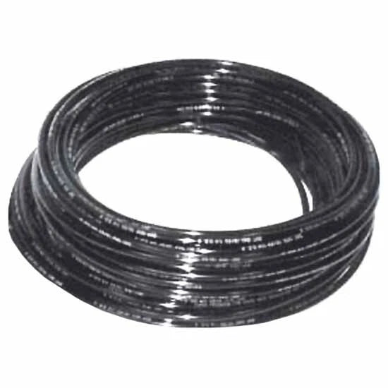 1/8 Inch Black Plastic Air Line for Various Applications (Sold Per Foot)