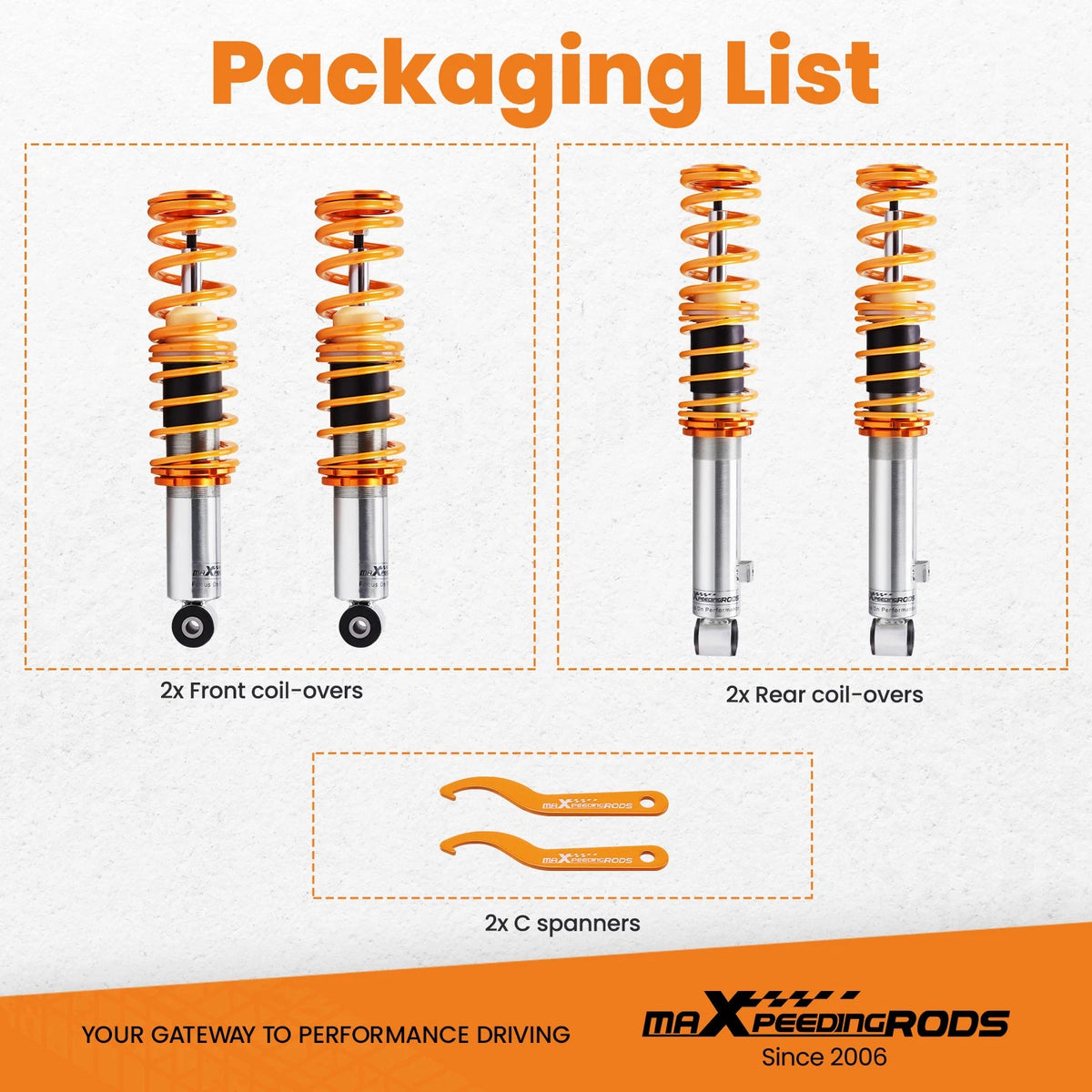 Coilovers Lowering Suspension for Mazda Miata MX5 MK1 NA (1990–1997)
