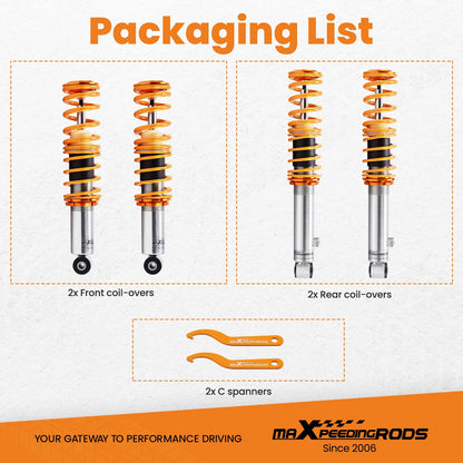 Coilovers Lowering Suspension for Mazda Miata MX5 MK1 NA (1990–1997)