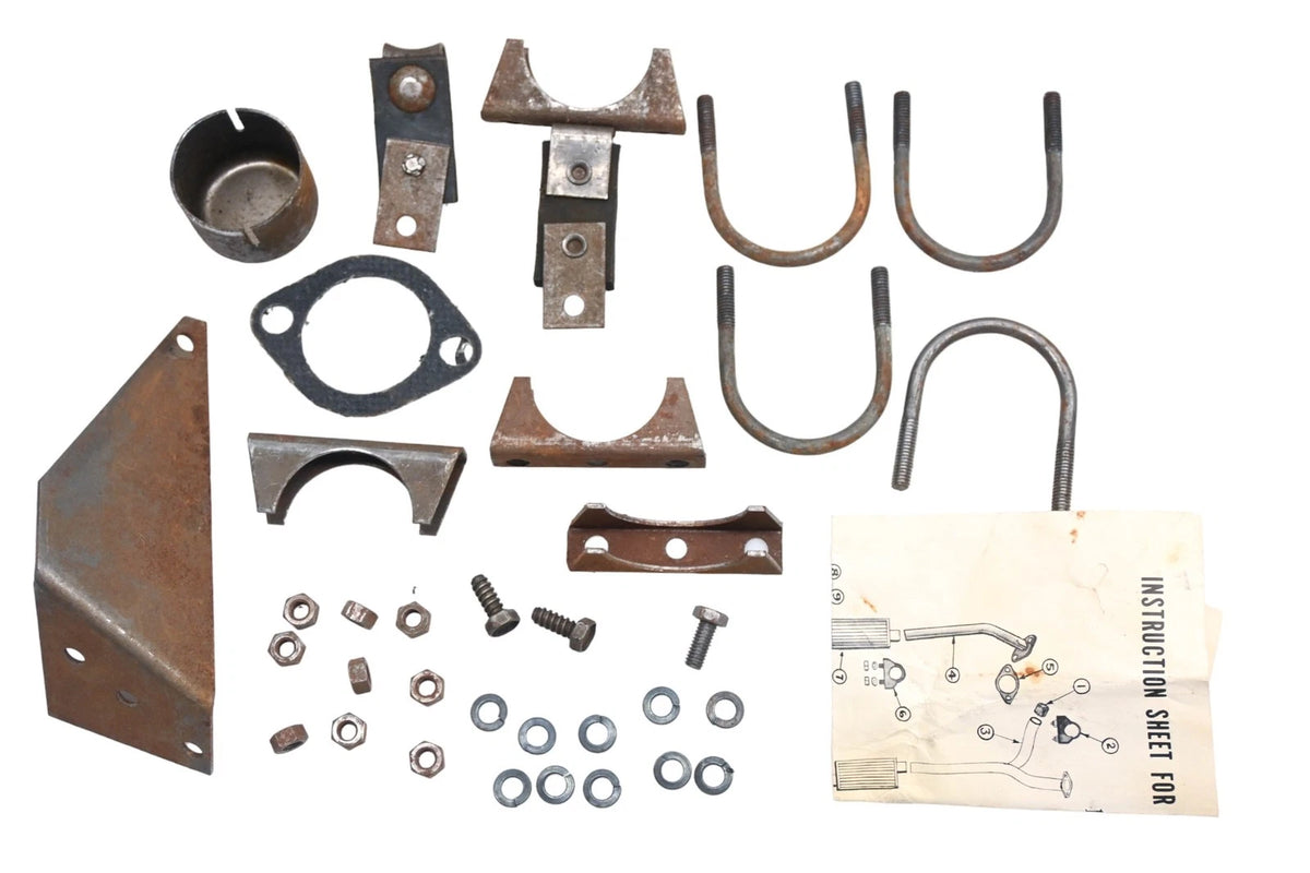 Dual Exhaust Hardware Mount Kit for Mercury (1955–1956) ME006-9