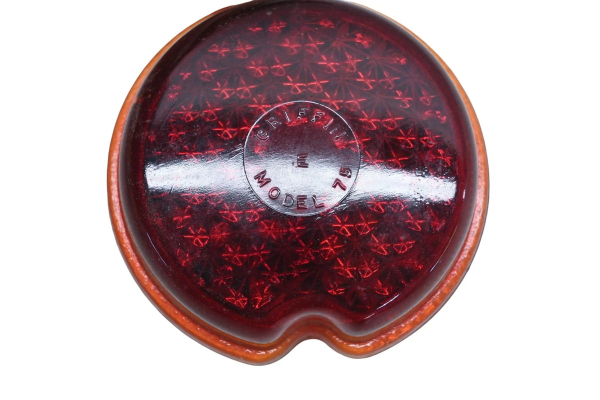 Red Glass Taillight Lens for Griffin 275 (NOS)