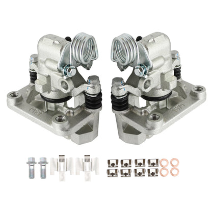 Set of 2 Rear Left & Right Brake Calipers w/ Bracket for Ford Mustang (1999–2004)