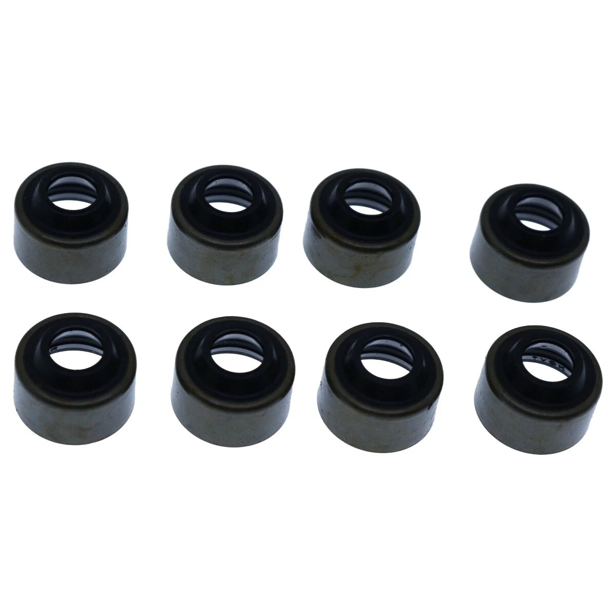 8Pcs Valve Stem Seal Set 1C010-13150 for Kubota V1305 V1505 V3300 V3600 V3800