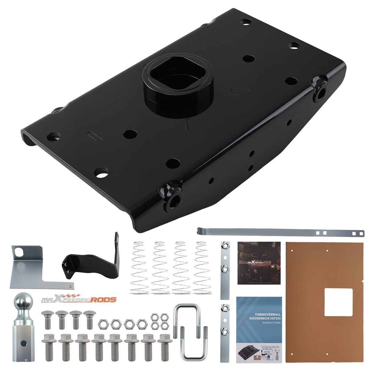 Gooseneck Hitch Kit for Dodge Ram 2500 3500 (2019–2025) w/Hardware