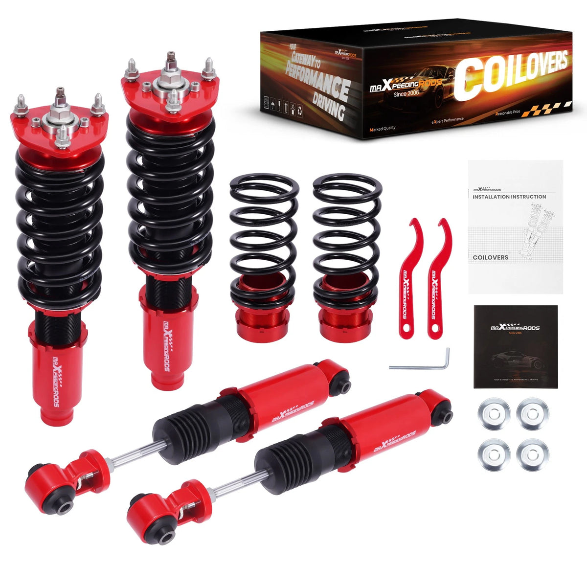 24-Step Adjustable Coilover Kit for Mazda 6 (2003–2007) Shock Absorbers