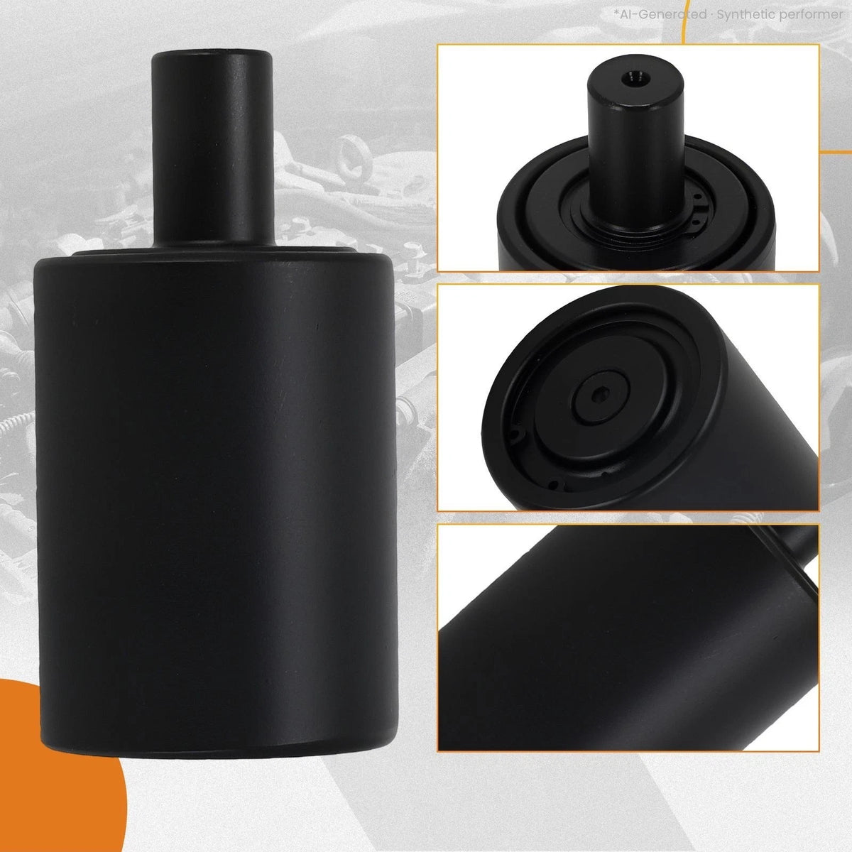 Black Top Roller for Takeuchi TB138FR TB228 TB230 TB235 (Part# 0371200100)