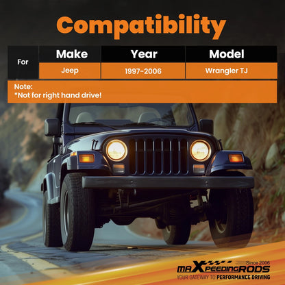 Adjustable Track Bar for Jeep Wrangler TJ (1997–2006) 1-6" Lift Panhard Rod