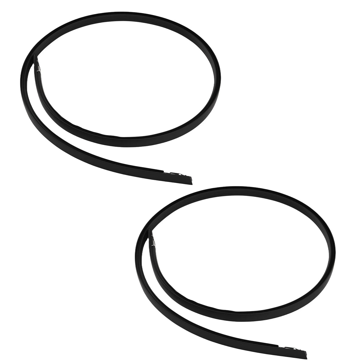 Set of 2 Door Window Belt Seals for Honda Civic CX DX (1996–2000) 74316-S03-003