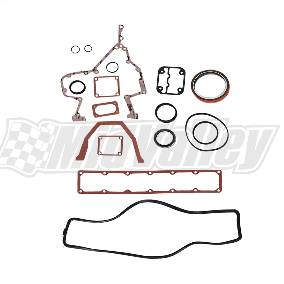 Upper & Lower Head Gaskets Set w/ Oil Pan Seal for Dodge Cummins 5.9 (1989–1998)