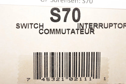 GP Sorensen S70 Switch for