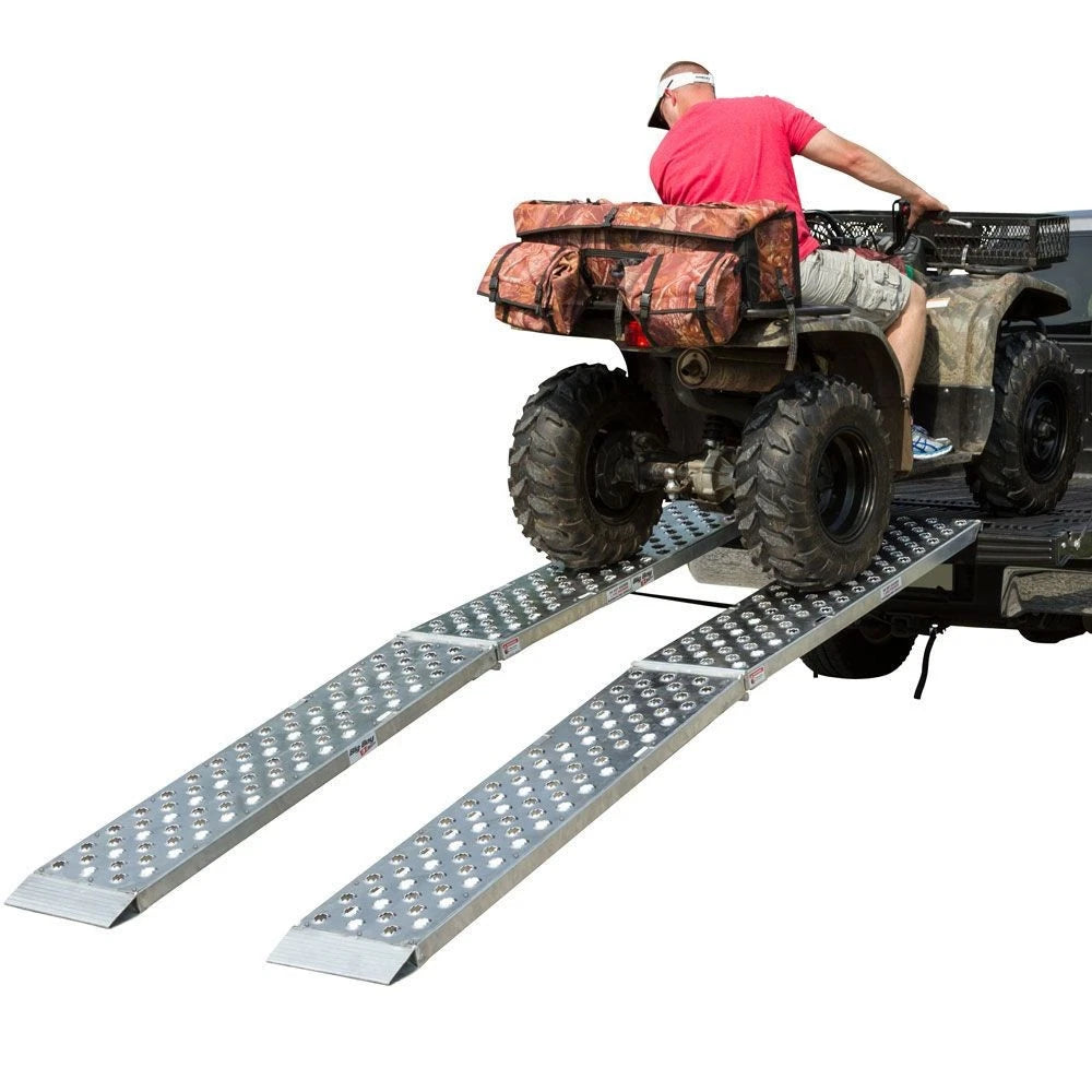 Big Boy EZ Rizer Aluminum Arched Dual Runner ATV Ramps 8' L x 14" W