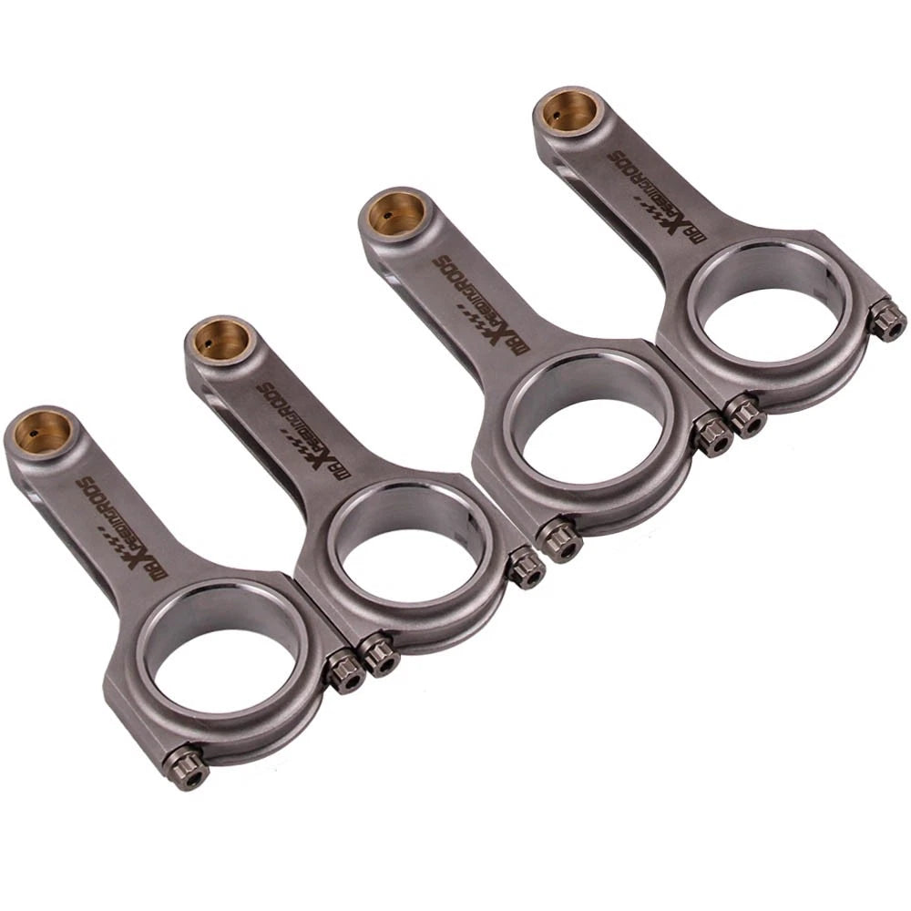 Forged 4340 EN24 Connecting Rods + ARP Bolts for Fiat Lancia Delta (1986–1994)