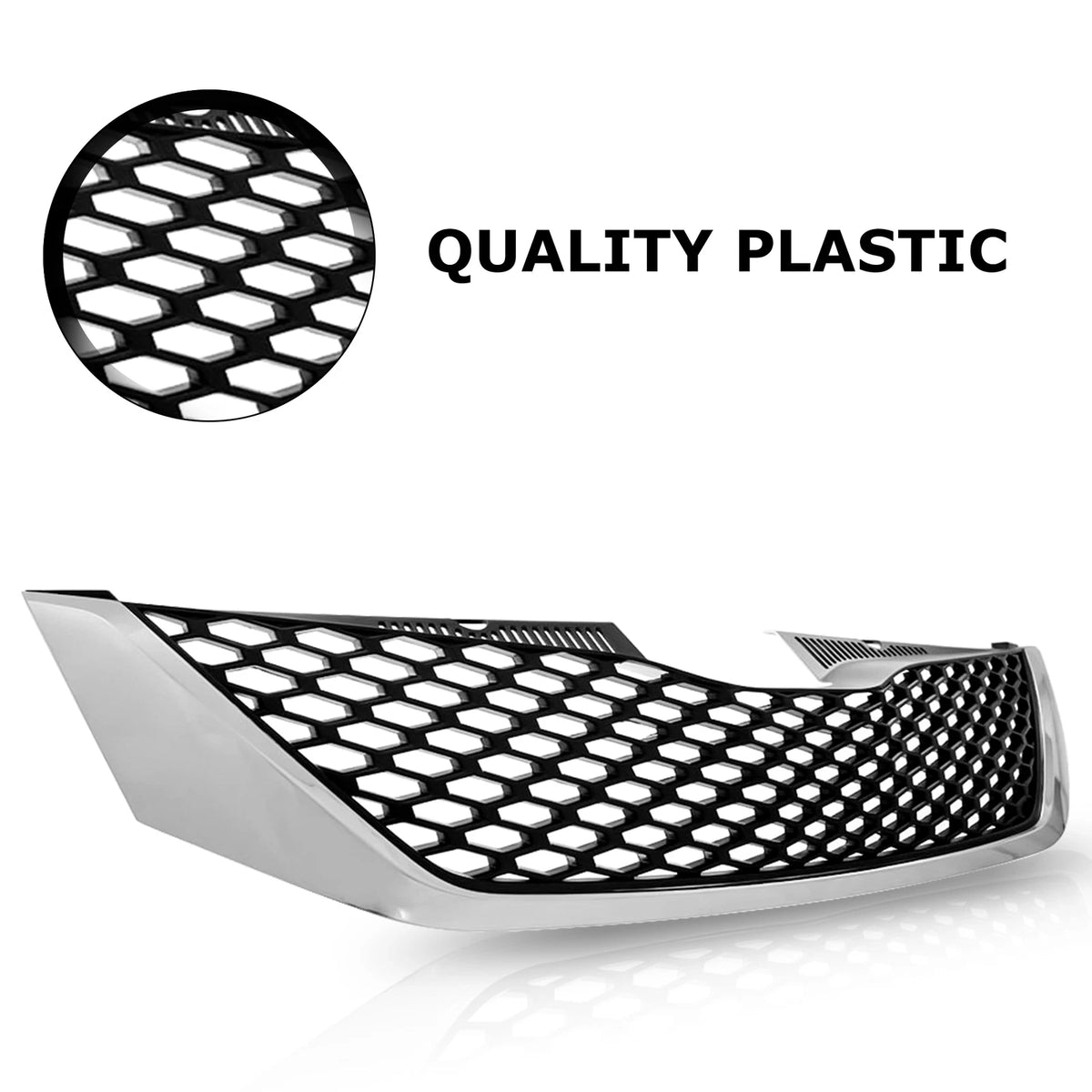 Honeycomb Chrome Front Bumper Upper Grille Assembly for Toyota Sienna (2011–2017)