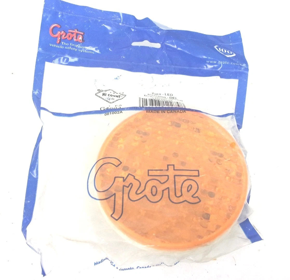 Grote 4" Round Amber LED Stop/Tail/Turn Light for (12V)