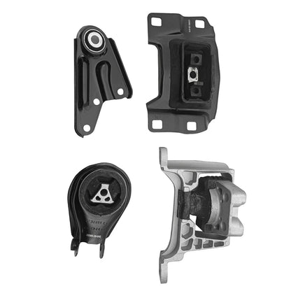 Set of 4 Engine, Trans & Torque Strut Mounts for Mazda 3 2.5L (2010–2015)