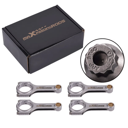 H-Beam Connecting Rods with ARP 2000 Bolts for Mitsubishi 4G63T (1990–1999)