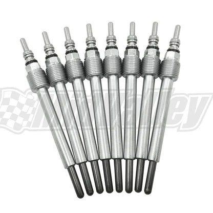 Set of 8 Glow Plugs for Ford Super Duty 6.4L Diesel (2008–2010)