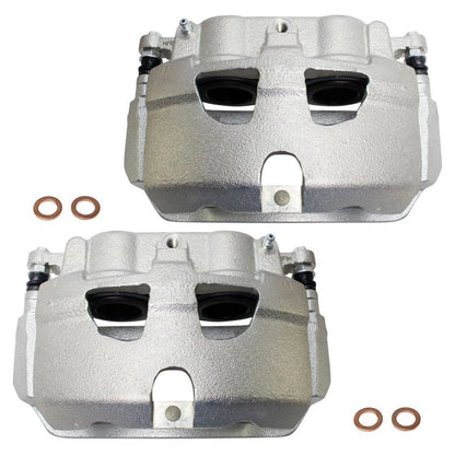 Front Left & Right Brake Caliper w/ Bracket for Ford E-150 E-250 E-350 (1992–2021)