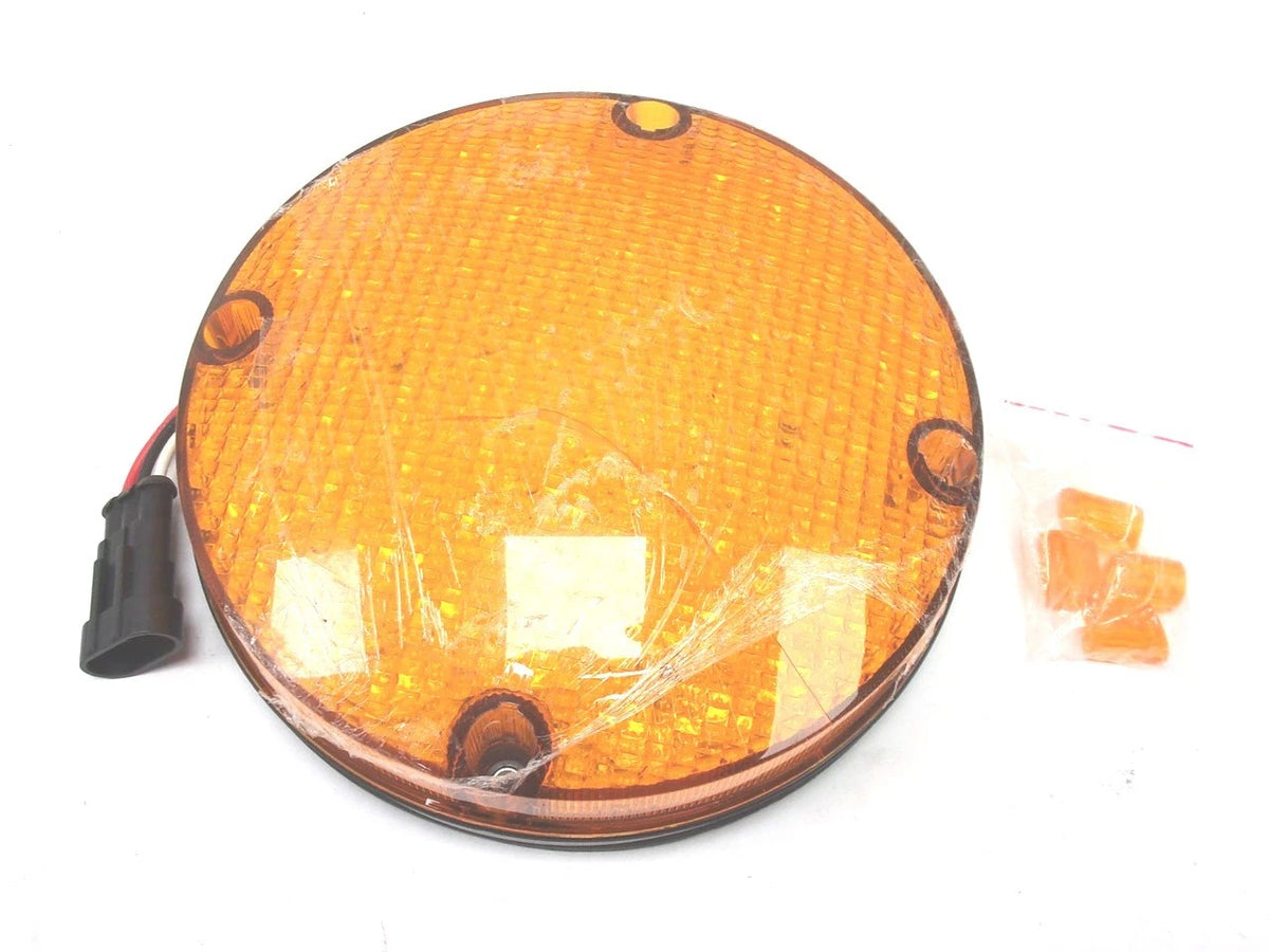7" Round LED Amber Turn/Park Light for International (3709348C1)