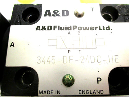 Solenoid Valve F017591 for Deere 1210 Forwarder (Fits 3445-DF-24DC-HE, 11-2391F)