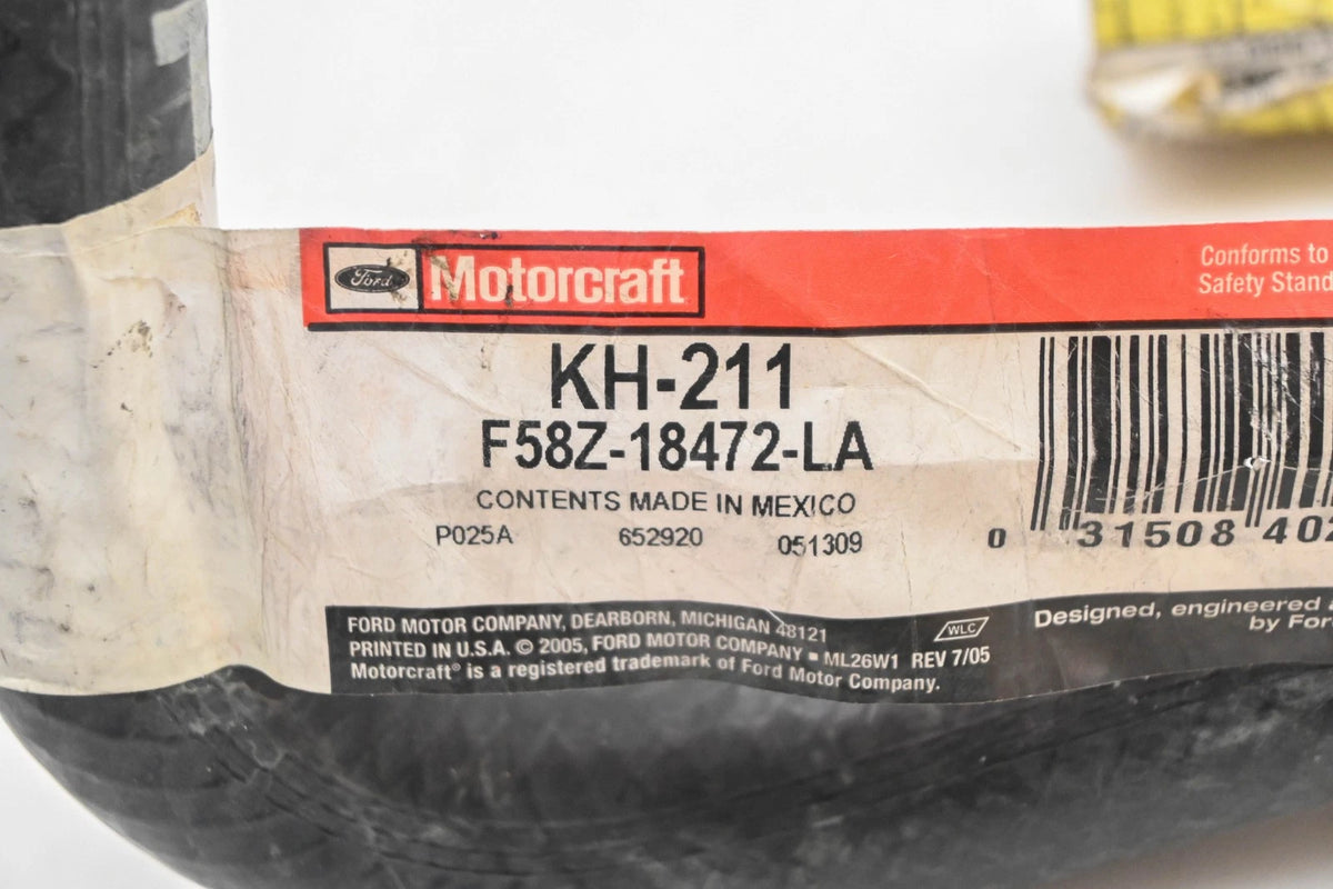 Heater Hose for Motorcraft KH-211, F58Z-18472-LA (NOS)