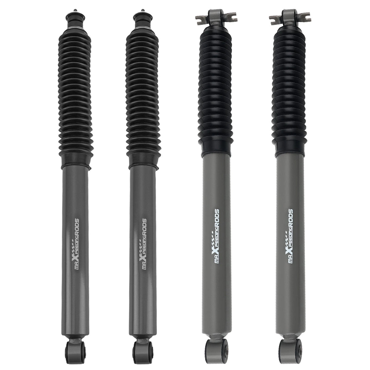 Set of 4 Front Rear Shock Absorbers for Jeep Wrangler JK (2007–2018) 3-4.5" Lift