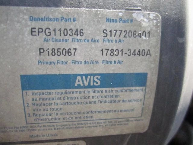 Air Cleaner for Hino 268 (2010) - Replaces S177206401