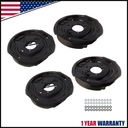 2 Pair Set Electric Trailer Brake Assemblies 12" x 2" for 7000 lbs Axle (21005)