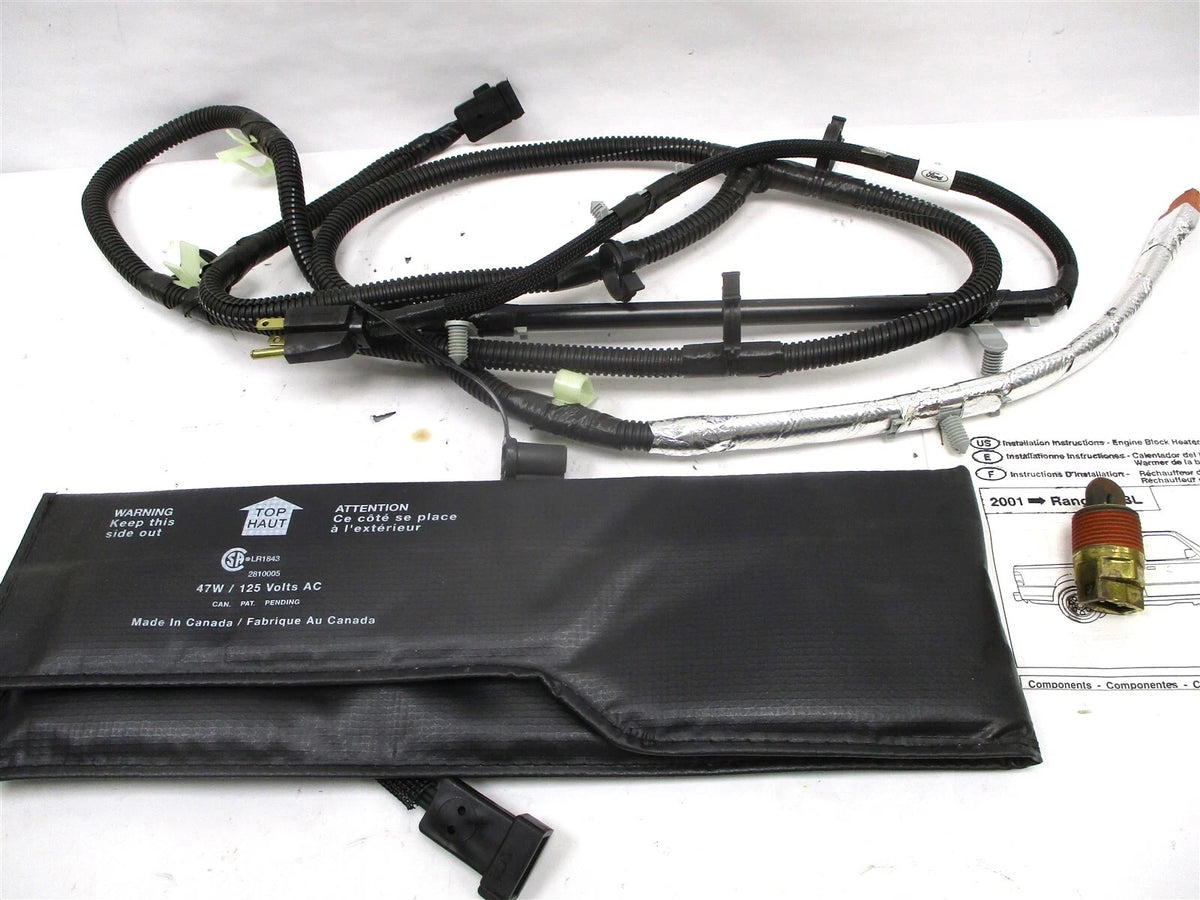 Engine Block Heater Kit for Ford Ranger, Mazda 2.3L Diesel (1L5Z-6D008-AA)