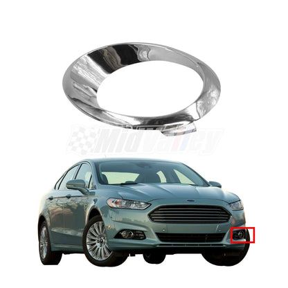 Fog Light Bezel Chrome Trim Ring LH for Ford Fusion (2013–2016)
