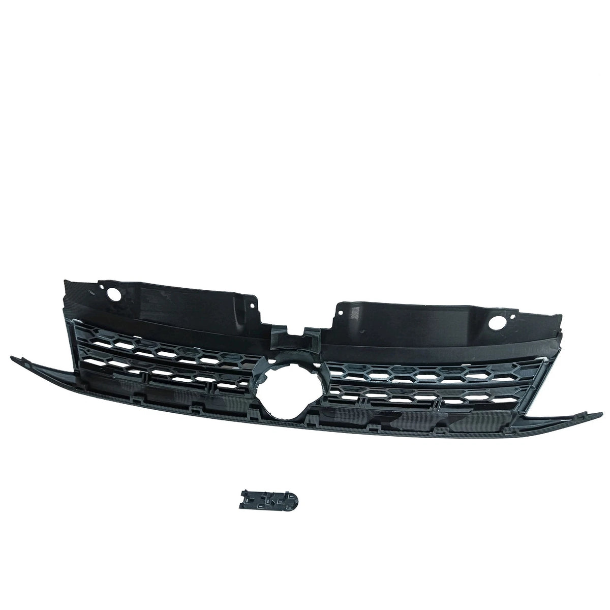Front Grille for Volkswagen Jetta GTI (2015–2017) W/ Red Trim Carbon Fiber