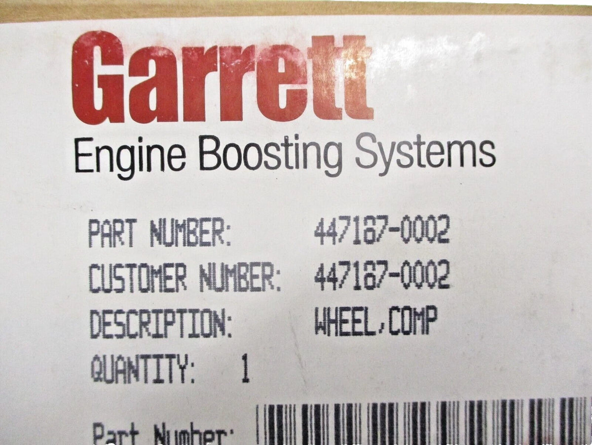 Turbo Compressor Wheel for Garrett (TL9211, TV9409)
