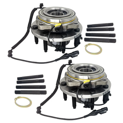Pair Front Wheel Hub Bearing Kit for Ford F-250 F-550 Super Duty (2005–2010)