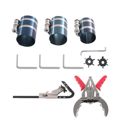 11PC Engine Piston Ring Compressor Tool Set 53-175mm