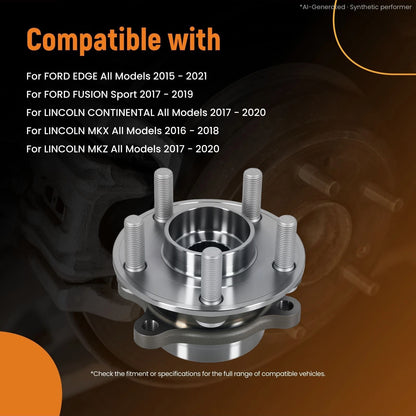 Front LH RH Wheel Hub Bearing for Lincoln MKX Nautilus (2016–2020) 513394