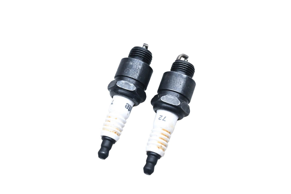 2X Autolite 72 Copper Core Resistor Spark Plugs for