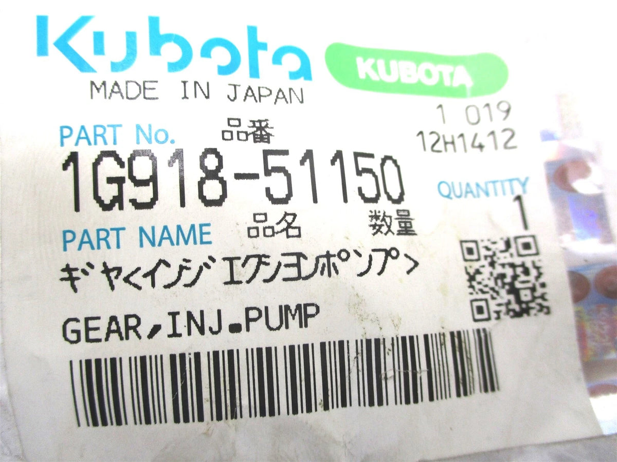 Injection Pump Gear for Kubota KX033-4, L2501D, L2501F (1G918-51150)