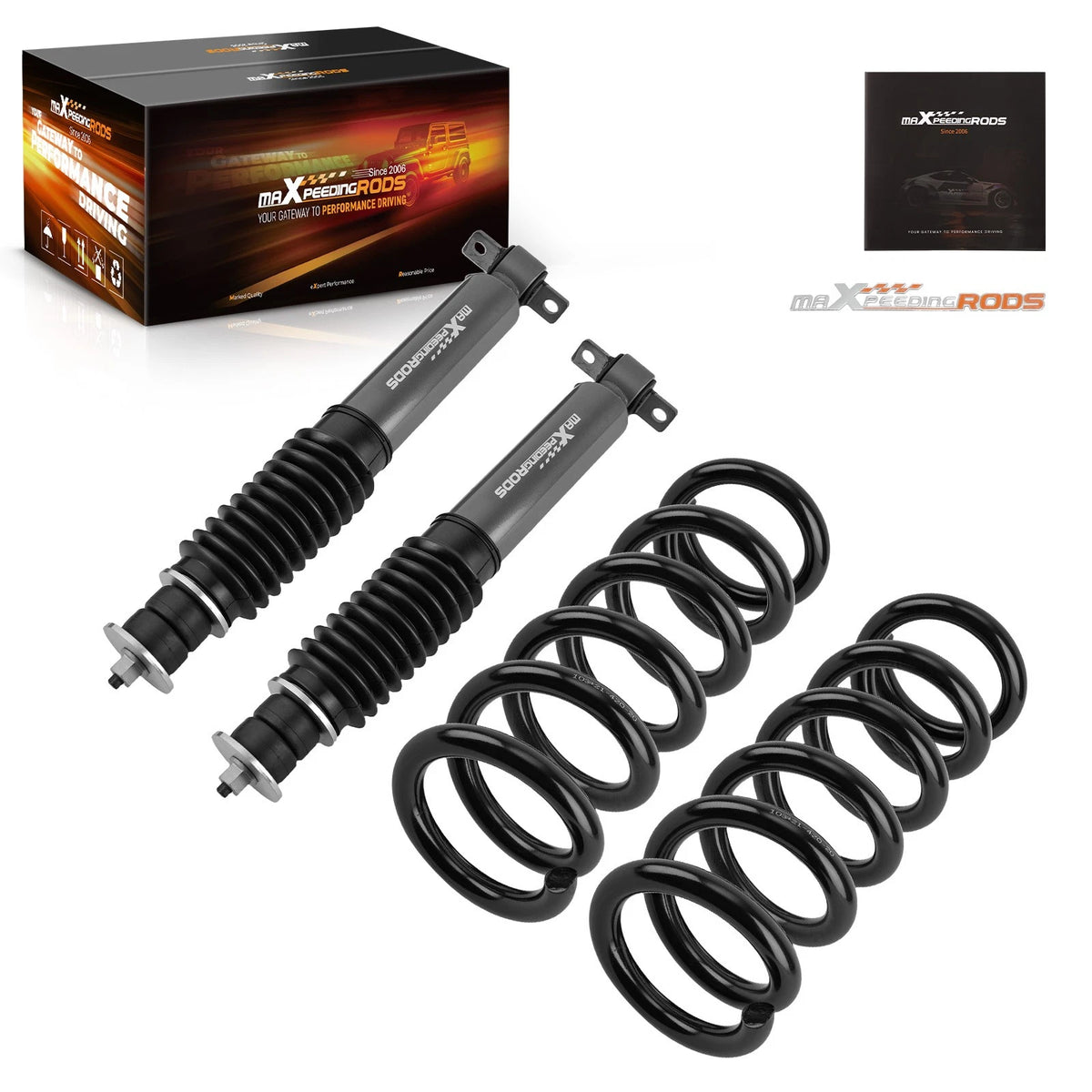 2" Leveling Lift Kit for Dodge Ram 1500 2WD (2009–2024) Shocks + Coil Springs