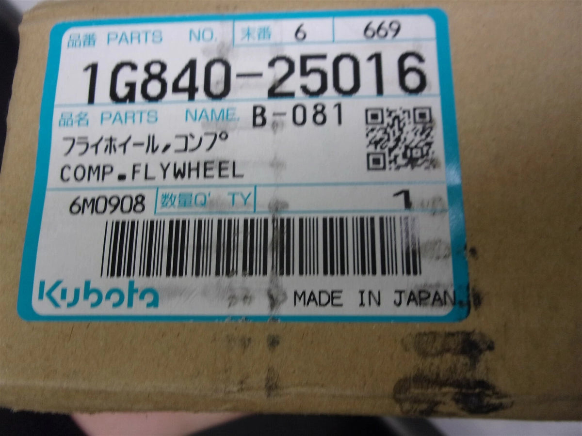 Flywheel for Kubota D1803 WG1903 (OEM 1G840-25016)