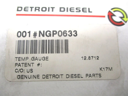 Water Temp Gauge for Detroit Diesel (100°F to 250°F) GP0633A