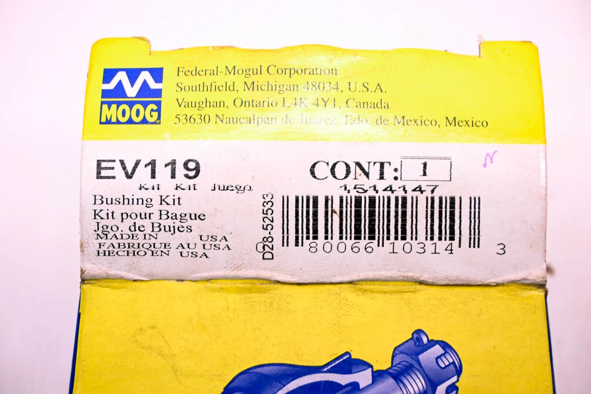 Bushing Kit for Moog EV119, 1514147 (NOS)