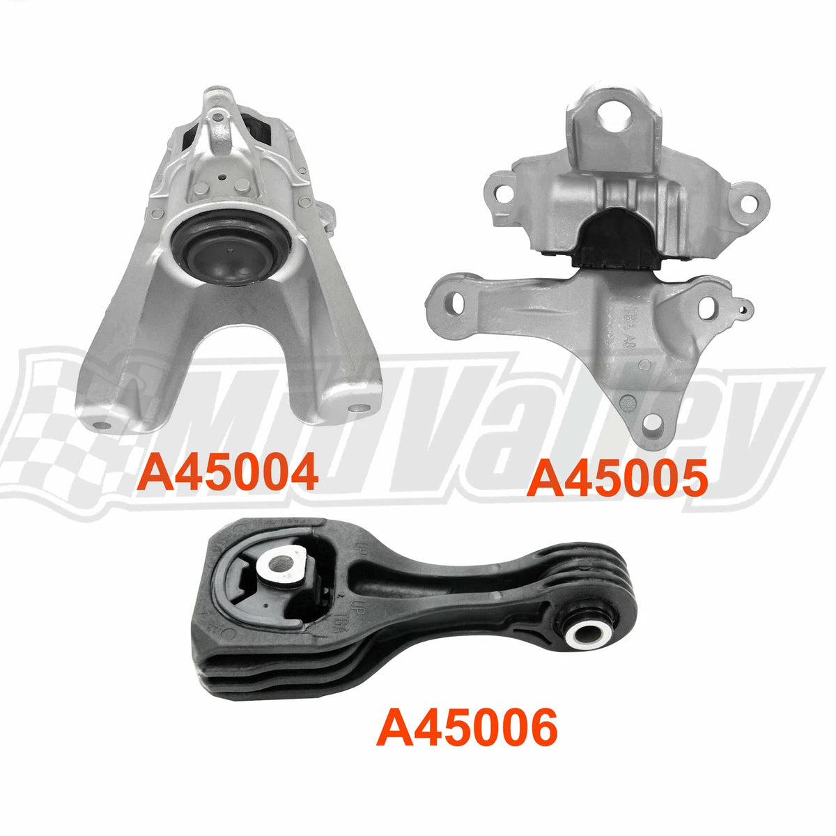 3pcs Engine Motor, Torque Strut & Transmission Mount for Honda 2.0L (2016–2019)