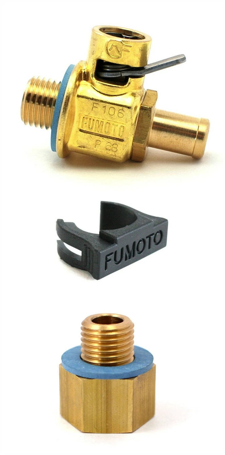 Fumoto F106N M14-1.5 Quick Oil Drain Valve with ADP106 Adapter for Vehicles