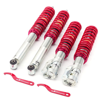 Coilover Kit for VW Golf MK2 / MK3, Jetta (1985–1999) - Red Struts
