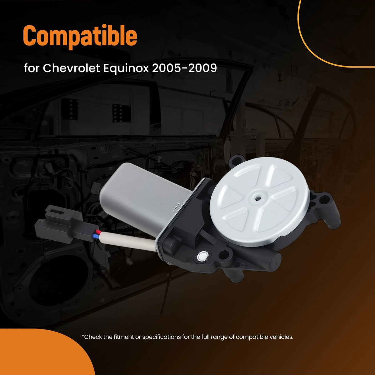 Front Window Lift Motor Left for Chevrolet Equinox (2005–2009) 742562