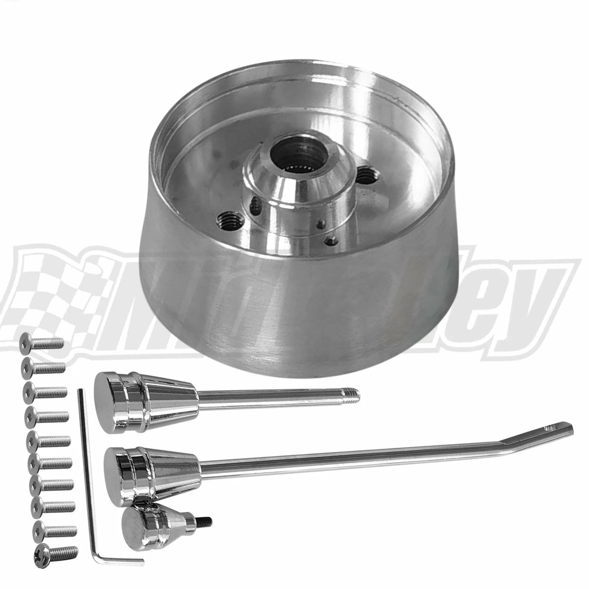 28" Chrome Tilt Steering Column for GM (No Key Switch)