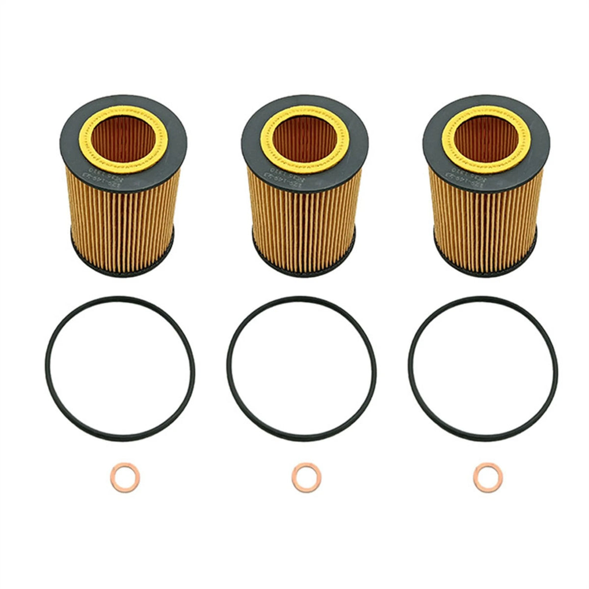 3X Engine Oil Filter Wix 51223 for BMW 325Ci 330i Z4 X5 (2001–2006)