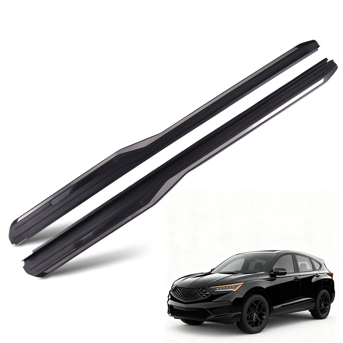 Aluminum Side Step Running Board for Honda CR-V (2023–2025) Black Non-Slip