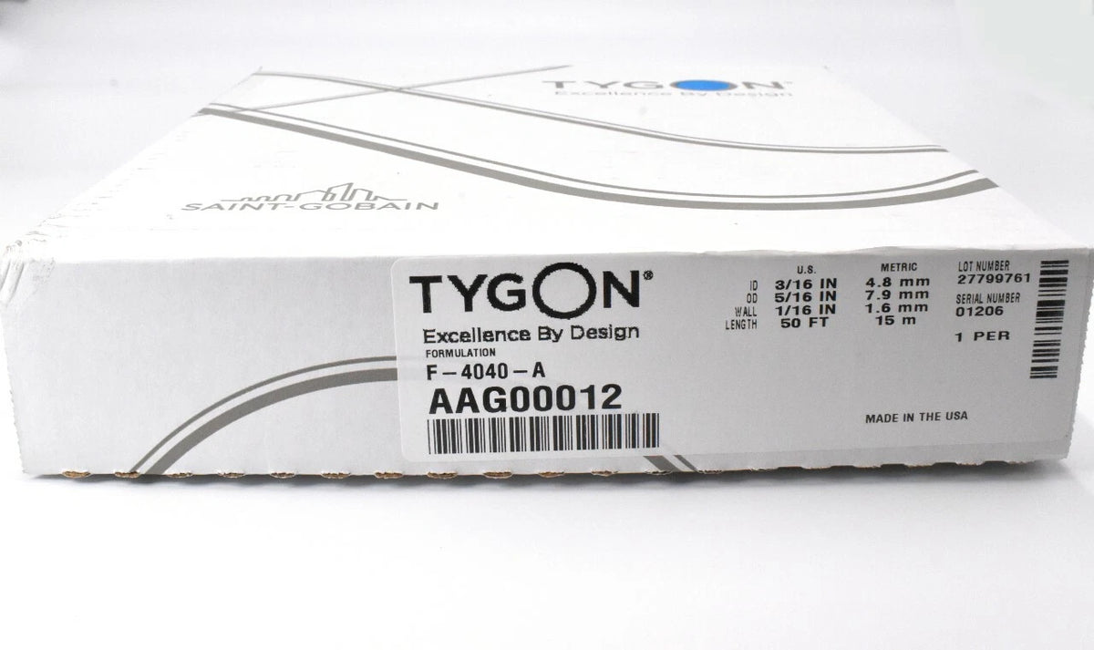 Tygon Fuel Line Tubing F-4040-A for (50' 3/16" ID x 5/16" OD)